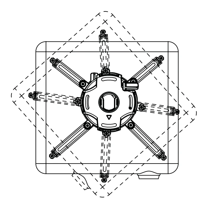 Flush-Mount Projector Mount view 4
