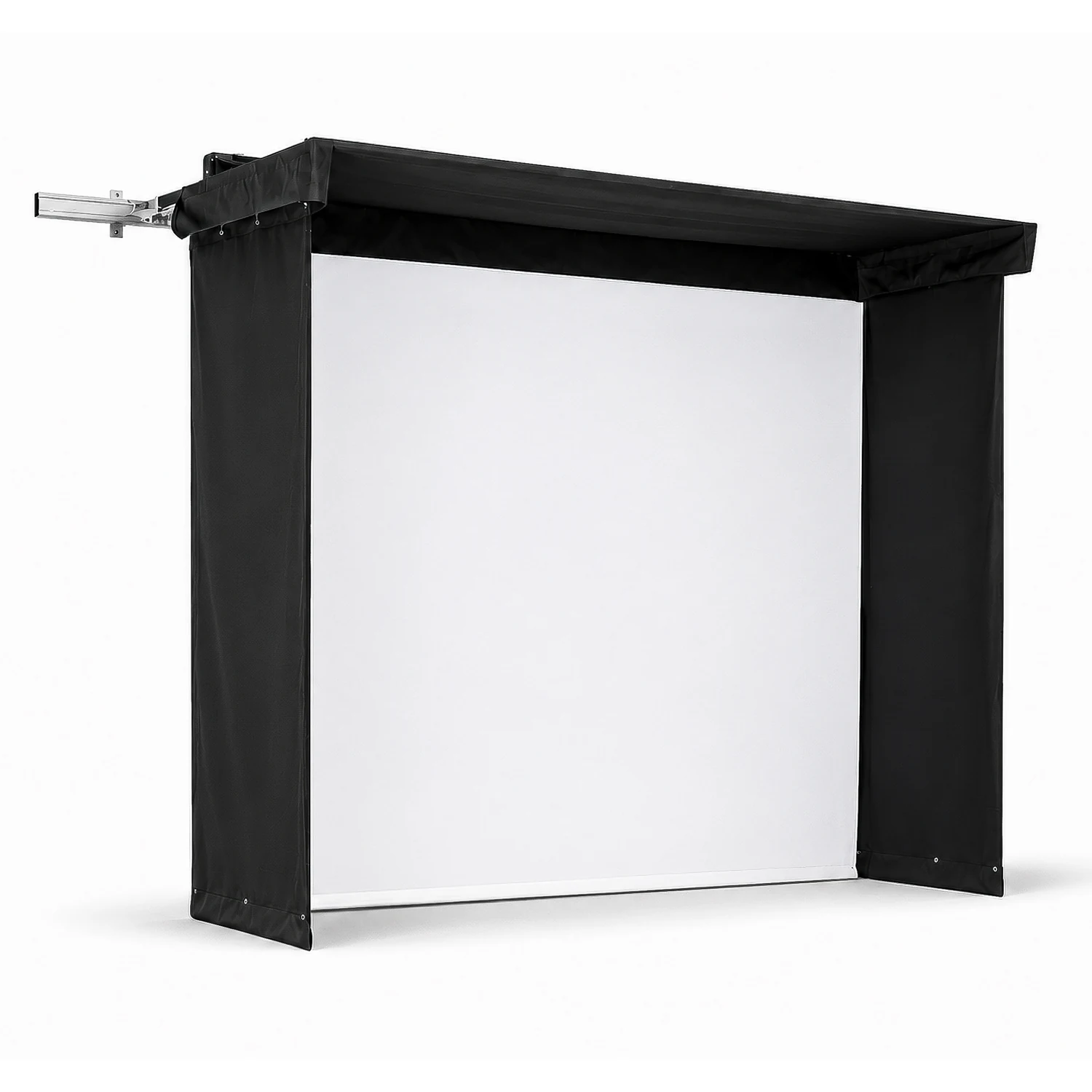 Vanish LITE® Hybrid-Retractable Golf Enclosure · Manufacturer product illustration